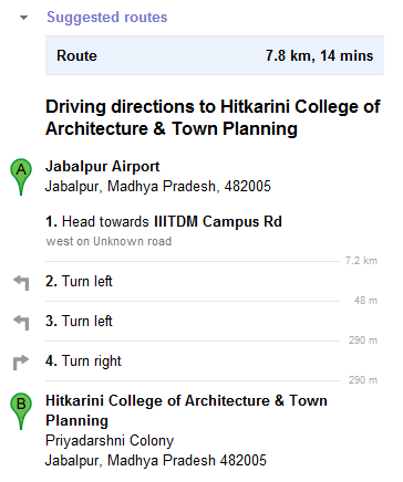 Airport to HCATP Map